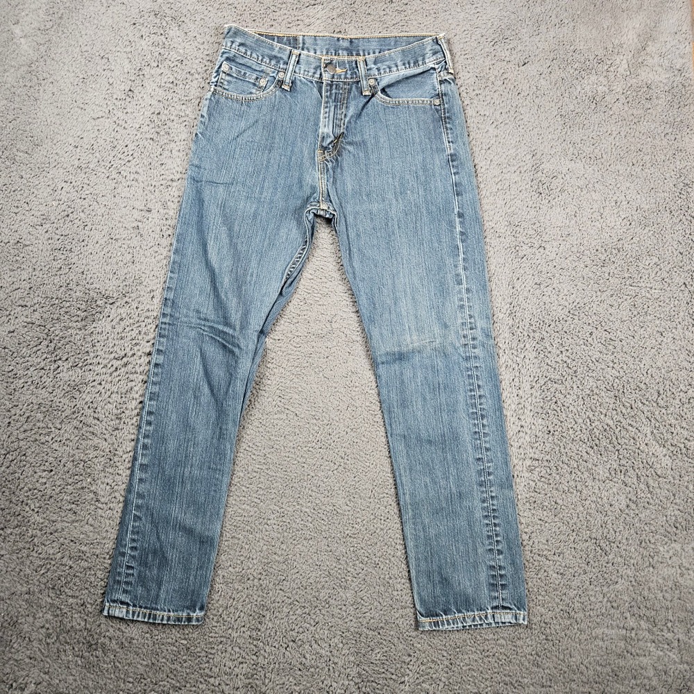 Levis 508 Regular Fit Jeans Mens W29‎ L30 Light Wash Denim Blue